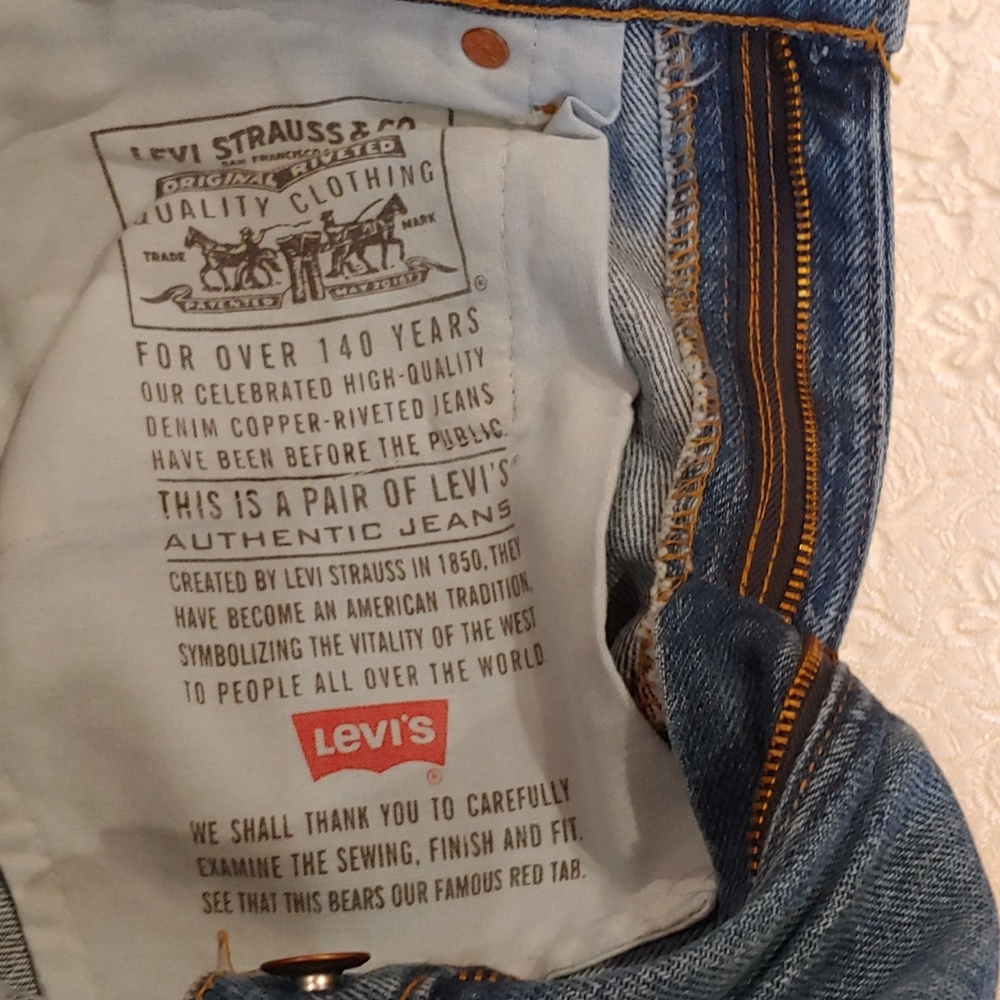 LEVI Strauss high rise jeans JR5 - Picture 11 of 11